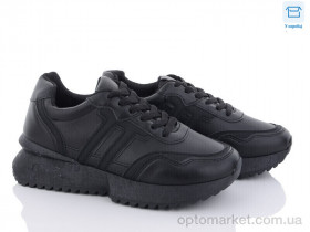 Купить Кросівки жіночі 107-1 Happy чорний