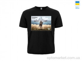 Купить Футболка чоловічі 108 black Riza чорний