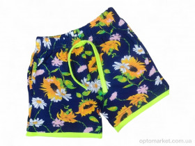 Купить Шорти дитячі 11003 прінт соняшник Pitikik Kids club синій