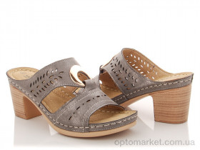 Купить Шльопанці жіночі 111-L14306-7 Varia графіт