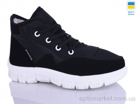 Купить Черевики жіночі 1112 чорний біла підошва DeMur чорний