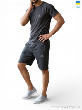 Купить Спортивний костюм чоловічі 11AD графіт A.idas графіт