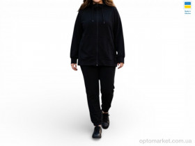 Купить Спортивний костюм чоловічі 12-1 чорний Sport style чорний