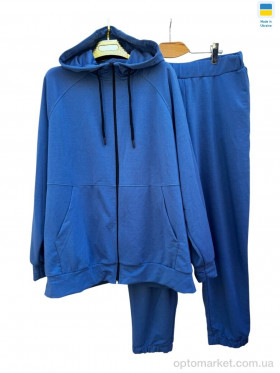 Купить Спортивний костюм жіночі 12 джинс Sport style синій