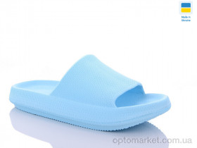 Купить Шльопанці жіночі 121 зефірка блакитний Fogo блакитний