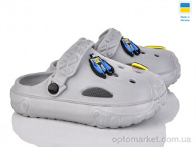 Купить Крокси дитячі 1300 св.сірий Verta сірий