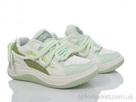 Купить Кросівки жіночі 136-28 white-green Violeta зелений