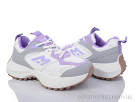 Купить Кросівки жіночі 136-33 white-purple Violeta білий