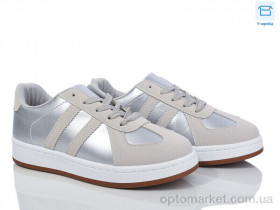 Купить Кросівки жіночі 137-6 Happy срібний