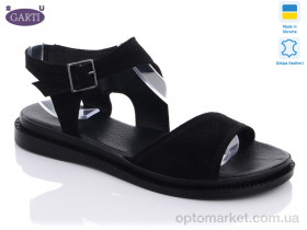 Купить Босоніжки жіночі 138 черный замш Garti чорний