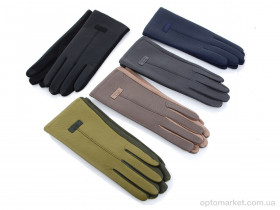 Купить Рукавички жіночі 15-144Ж кожзам плюш mix Королева мікс