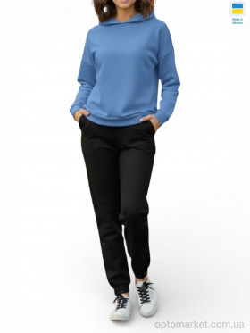 Купить Спортивний костюм жіночі 1523 джинс Margo синій