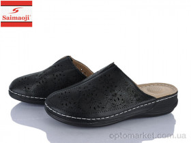 Купить Шльопанці жіночі 166-1 Saimaoji чорний