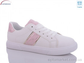 Купить Кросівки жіночі 17-03-3 рожевий Victoria білий