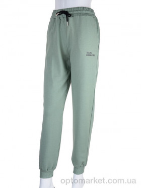 Купить Спортивні штани жіночі 17-8001-1 l.green Tengo Mod зелений