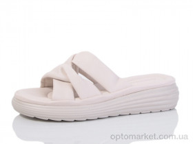 Купить Шльопанці жіночі 177-2 Baodaogongzhu бежевий