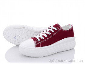 Купить Кеди жіночі 1775-4 Xifa бордовий