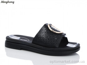 Купить Шльопанці жіночі 1917-1 Minghong чорний