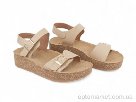 Купить Босоніжки жіночі 196662 ALLSY бежевий
