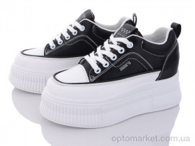 Купить Кросівки жіночі 197-149 black-white Violeta only one чорний