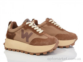 Купить Кросівки жіночі 197-181 khaki Violeta коричневий