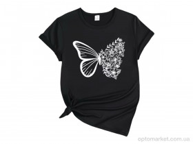 Купить Футболка жіночі 198 чорний Riza чорний