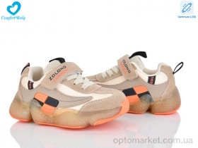 Купить Кросівки дитячі 19970-14 LED Zdlong коричневий