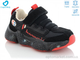 Купить Кросівки дитячі 19978 чорний.натур замша LED ZD long чорний