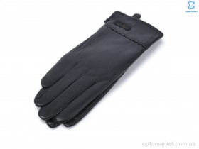 Купить Рукавички жіночі 2 black шкіра кози махра Rubi чорний