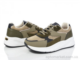 Купить Кросівки жіночі 20-1044-3 green Violeta хакі