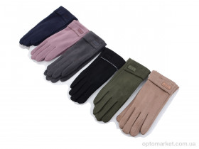 Купить Рукавички жіночі 20-138Ж замша плюш mix Королева мікс