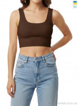 Купить Топ жіночі 20 шоколад Джулія коричневий