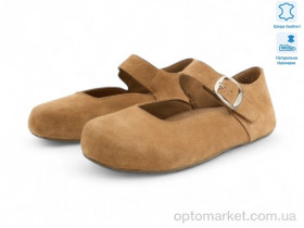 Купить Балетки жіночі 200159 ALLSY camel