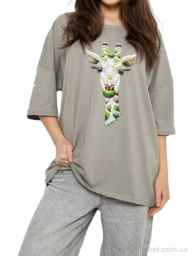 Купить Футболка жіночі 2012 сірий Massmag сірий