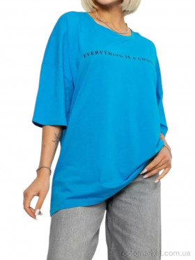 Купить Футболка жіночі 2020 блакитний Massmag блакитний