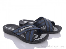 Купить Шльопанці чоловічі 2024-003-1 сіний-чорний Demur синій