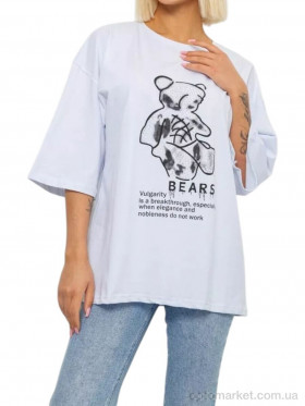 Купить Футболка жіночі 2029 білий Massmag білий