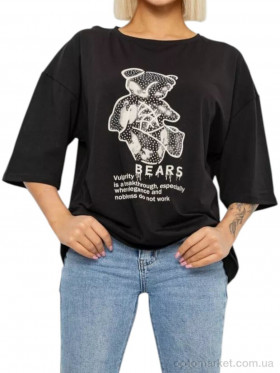 Купить Футболка жіночі 2029 чорний Massmag чорний