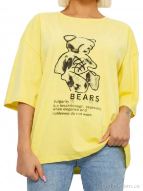 Купить Футболка жіночі 2029 жовтий Massmag жовтий
