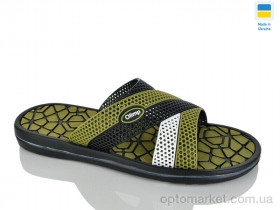 Купить Шльопанці чоловічі 203 хакі Olimp зелений