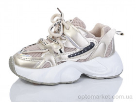 Купить Кросівки дитячі 2077-6 ASHIGULI золотий