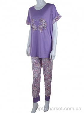 Купить Пижама жіночі 2079 violet (04076) Sude фіолетовий
