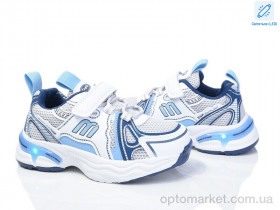 Купить Кросівки дитячі 2080-4B LED B&G білий