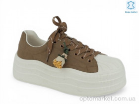 Купить Кросівки жіночі 210014 ALLSY коричневий