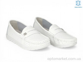 Купить Мокасини жіночі 210355 ALLSY білий