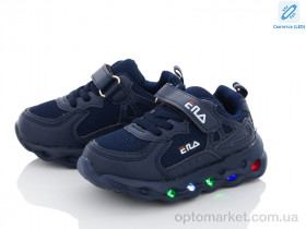 Купить Кросівки дитячі 2105-1 LED BBT синій