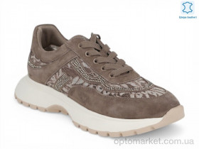 Купить Кросівки жіночі 211047 ALLSY коричневий