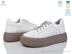 Купить Кросівки жіночі 21110-216 б.пер.беж.під. Viscala білий