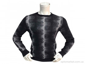 Купить Светр чоловічі 211497 чорний з білий Pool Park чорний