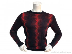 Купить Светр чоловічі 211497 чорний з червоним Pool Park чорний